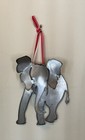 Vintage Elephant 3-d Handmade Metal Wall Hanging Art Ooak  7 