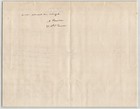 Auguste Burdeau - Autographed Letter Signed To Monsieur Risler 1886