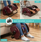 Shiatsu 360 Degree Foot   Calf Massager Sky5999 Burgundy New Open Box Heating