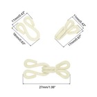 14pcs Sewing Hooks And Eye Polyester Covered Beige 27mm Length
