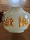 Vtg Pyrex Cinderella Amish Butterprint Pumpkin Orange 1 5 Qt   442