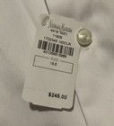 Eton White Dress Shirt Slim Fit Size 16 5 Formal Button Down Point Collar