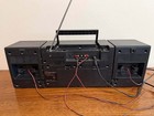 Vintage Sony Cfs-w370 Boombox   Dual Cassette And Am fm Radio Stereo