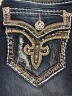Ladies Embelllished Rock Revival Jeans