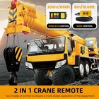 Newtry 2 In 1 Crane Remote  12v Wireless Remote Wire Dump Trailer Black 