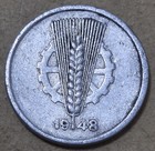 East Germany  gdr    Five  5  Pfennigs Coin 1948 A  minted In Berlin 