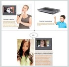 Video Intercom System  Wired 7 Inches Monitor Video Doorphone Doorbell System