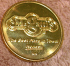 2  - Mr  Gatti s Pizza Amusement Arcade Rare Brass Coin Tokens  25 Mm