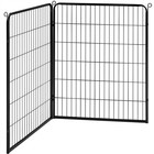 39 5  Height 2 Metal Panels Pet Playpen Pet Enclosure For Outdoor Indoor  Used