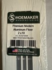 Shoemaker Manufacturing Premium Modern Aluminum Floor 2x10-ec-ac0210sw White