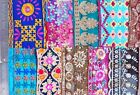 Very Rare Lot Antique Vintage Sari Lace Edging Ribbon 20 Pcs Embroidered Ds124