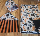      Halloween Sale  Handmade Guinea Pig Fleece 2x4 Cage Liner Tunnel Hidey Set