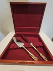 Gorgeous Vintage Wedding Cake Knife And Server Set Stainless Steel Japan Withbox