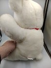 Vintage Dakin Cuddles White Teddy Bear Stuffed Plush Toy Rare With Rattle