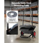 Uimoso Steel Strapping Cart With 23 6  Core For Banding And Dispensing