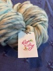 Knit Collage Chagall Meets The Sea C-7  Handspun Yarn