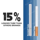 Roxwell Blue 100mm Cigarette Tubes 2000 Ct 10 Boxes Smooth Ryo Filter Tubes