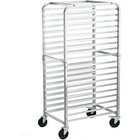 Aluminum Rolling Rack With Lockable Casters - Multi-use Kitchen   Bakery Cart