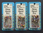 Glass Head Pins  750  1 1 4  0 50 Mm Steel Shaft  150  1 1 8  Nickel Plated Nos