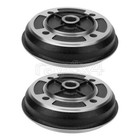 2 Front Wheel Brake Drums For Kawasaki Kaf540 Kaf620 Kaf950 Mule 2010 2500 2510 