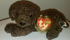 Ty Beanie Baby Fetcher The Brown Lab Dog  7 Inch  New Mwmts  Stuffed Animal Toy