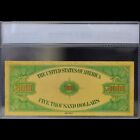 Gold 1928  5000 Five Thousand Dollars Banknote Collectible With Bag   Certificat