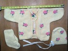 Vintage Sweater With Bonnet And Booties