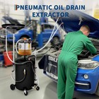 20 Gallon Portable Air Operated Waste Oil Change Tank With Wheels