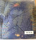 Garnett Hill Essential Holiday Rustic Cottage Quilt Throw Blue W trees Nip  A