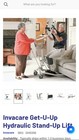 Invacare Get-u-up Hydraulic Sit To Stand Patient Lift 350 Lb Capacity Local Pick