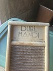 Vintage Dubl Handi Washboard Hand Clothes Washing Board Columbus Ohio 18 