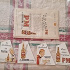Pm Vintage Distillery Print Ads Lot Of 4 Beige Red Yellow Black