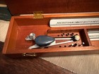 Vintage Keuffel   Esser K e Leroy Lettering Set Drafting Kit In Mahogany Box
