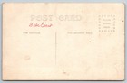 Vtg Antique 1900s Child Teddy Bear Wicker Chair Real Photo Rppc Postcard