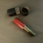 1900 Double Draw Personal Pocket Monocular Telescope With Case - Brass wood