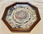 Vintage 20th Century Sailors Valentine  purple pink black white
