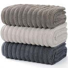 Luxury 3-piece Quick-dry Small 14 X 29 6 Inches 1darkgrey 1lightgrey 1coffee