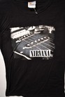 Nirvana Women   s Short Sleeve Graphic Band Tee T Shirt Med-xl Black Crewneck Nwot