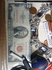 Collectible Junk Drawer Lot 1953 Red Seal Wheat Coins Jeff Foxworthy  more