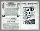 After Six Days The Bible Silent Film Version Old Testament 1920s Pressbook