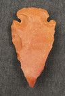 Golden Sunset 1 5  Flint Arrowhead Spearhead Stone Point Knife Blade I-404