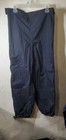 Rei Rain Pants Mens Size 34x30 Weatherproof Black Waterproof Full Zip Hiking 