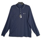 Polo Ralph Lauren Polo Shirt Men s Xxl Classic Fit Long Sleeve Spring Navy New