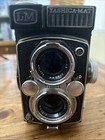 Vintage Yashica-mat Lm Copal Mxv Camera 80mm Twin Lens W  Leather Case