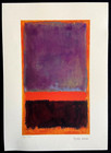 Mark Rothko Lithograph Coa Original Signed Op Numbered - Willem De Kooning