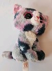 Ty Beanie Boo Lindi The Tie Dyed Kitty Cat 6  Plush Stuffed Animal 2016 Gift
