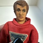 Vintage 1972 Original Ideal Evel Knievel 7  Action Figure Red Cycle Suit-posable