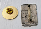  Vintage Ford Motor Co Employee Id Badge Rouge Plant G8503   Brass Oval Pin Lot