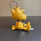 Coach X Peanuts Woodstock Leather Collectible Bag Charm Keychain Nwt 5402
