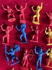 Lot Of 70 Vintage Marx Mpc  Western Cowboy Indians Plastic Figures